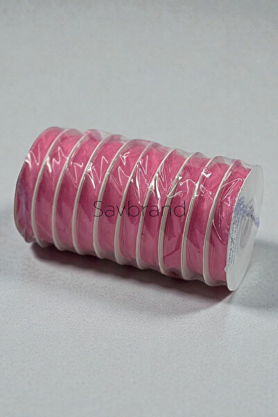 SavBrand Panglică din organza de 1 cm – 10 role (total 200–250 metri)