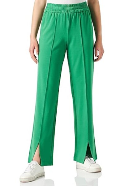 ONLY Women's Flared Pants, Green, L INTL