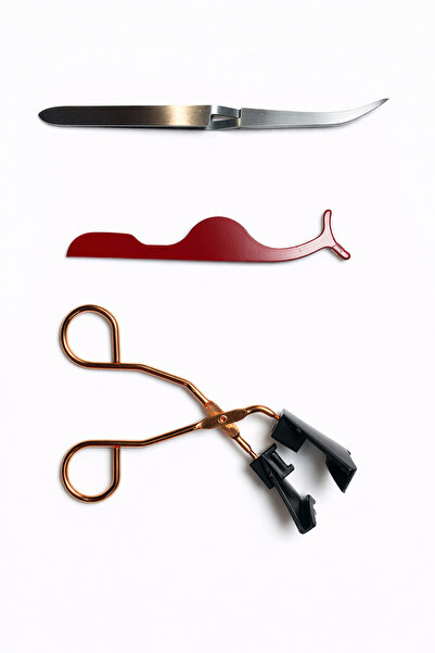 OEM Professional Eyelash Accessories Set – Curved Tweezers, Eyelash Applicato...