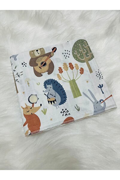 Eylülce Butik Multi-Purpose Muslin Blanket & Blanket 100% Cotton Oeko-Teks Ce...