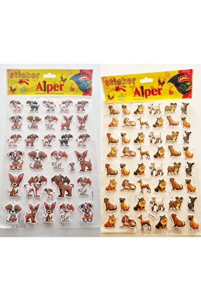 Modellino Emboss Sticker Labels 30X17Cm Emoji Heart Animals Flag Fruits Smile...