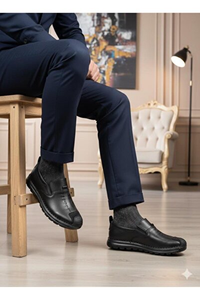 JAMES FRANCO 9861 حذاء رجالي مريح وخفيف الوزن من الجلد الطبيعي الناعم