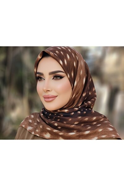 ÇETİN SCARF Soft Geyik Desen – Ceylan Desen Şal
