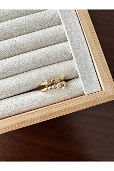 ringbox Gold Double Row Bulk Ring