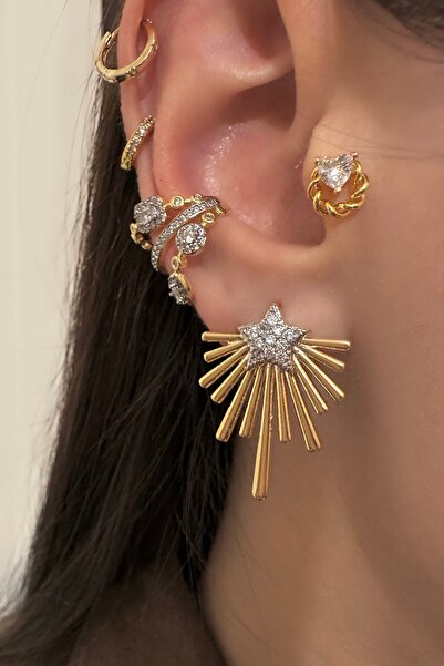 Okko Store Stick Star 2-Piece Earrings