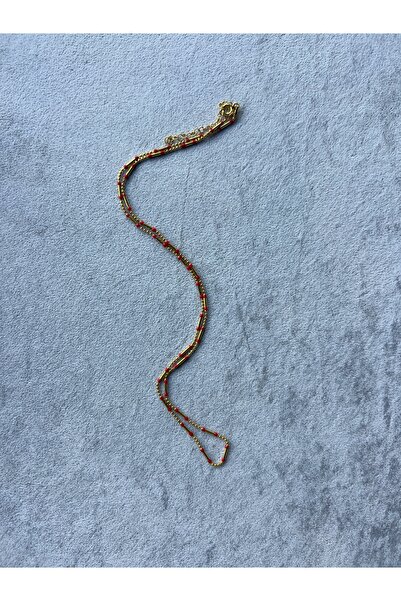 mitico jewellery Pretty Kırmızı Gümüş Kolye