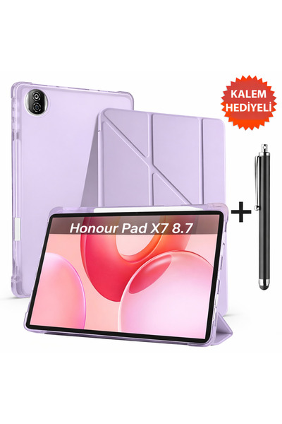 Dexmon Honor Pad X7 8.7 Compatible Foldable Case with Pen Compartment and Sle...