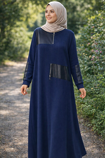 MİSSBAH Ribbed Dress 44-56