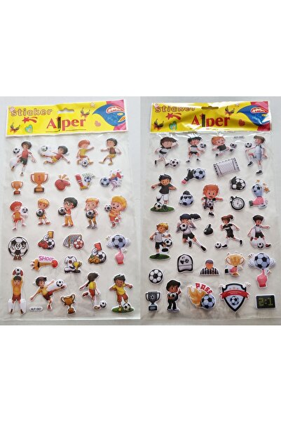 Modellino Emboss Sticker Labels 30X17Cm Emoji Heart Animals Flag Fruits Smile...
