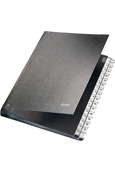 Nacario منظم أوراق من NrcrioShop مغلف بورق مقوى، أرقام من 1 إلى 31، أسود 1201248