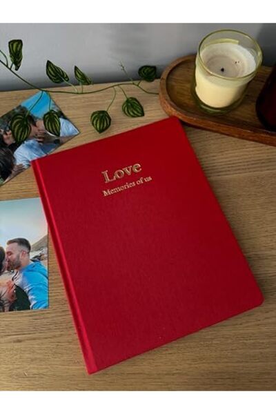 Nacario Nrcrioshop Memories & More – Love Memory Book “Red” – 22X28 cm – Cove...