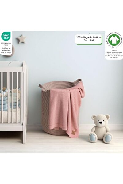 Nacario NrcrioShop Dedi Alina%100 قطن عضوي قطعة بيبي بطانية سي للأولاد/البنات...