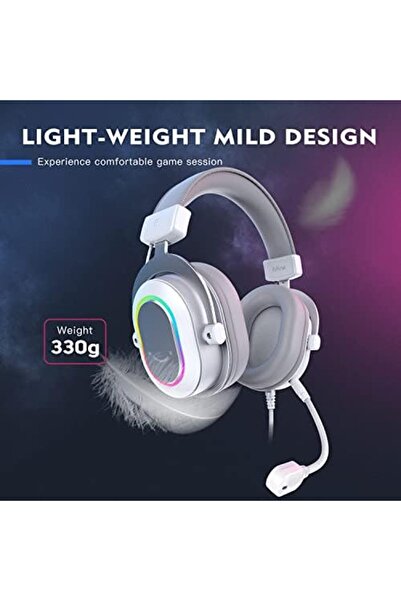Nacario Nrcrioshop Fifine Ampligame H6W White Gaming Headset with Microphone ...