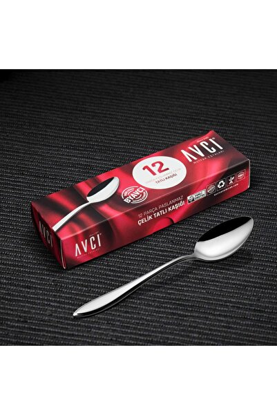 Nacario Nrcrioshop Avci 12 Pcs Dessert Spoon 18/10 Stainless Steel 2 mm 1201248