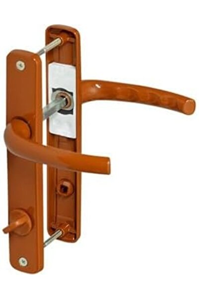 Nacario مقبض باب المرحاض من الألومنيوم باللون الذهبي من NrcrioShop، نظام قفل ...