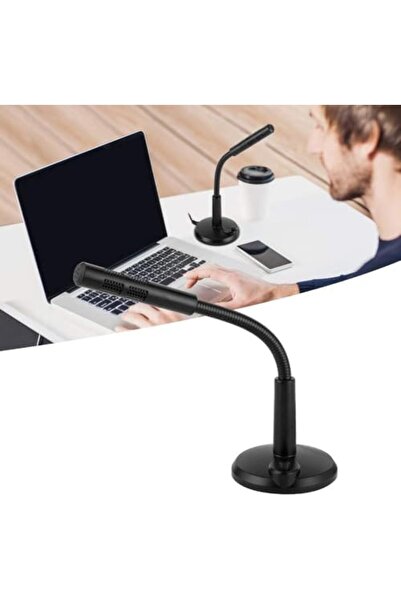 Nacario Nrcrioshop Mini USB Condenser Microphone, Adjustable Desktop Micropho...