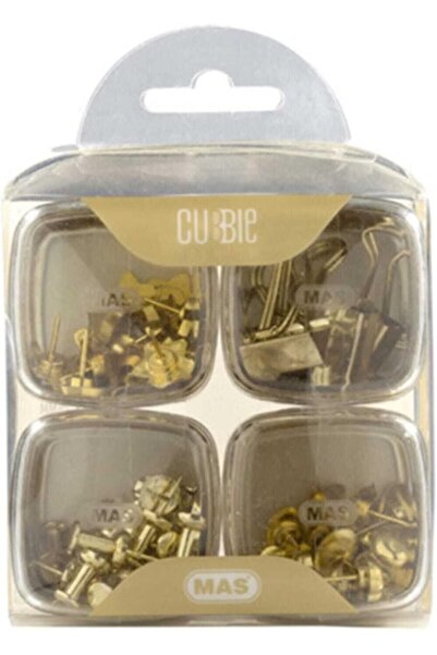 Nacario Nrcrioshop Cubbie Premium 4'Lü Box Paper Clip Fastener Set, 1201248
