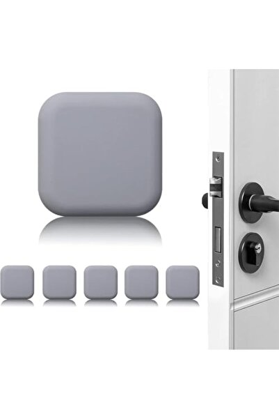 Nacario Nrcrioshop Cat Litter Scoop, 6 Pieces Door Stoppers, Gray Color Silic...