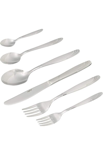 Yıldızan Nehir Lisbon Sade 12-Person 72-Piece Boxed Cutlery Set 1053513