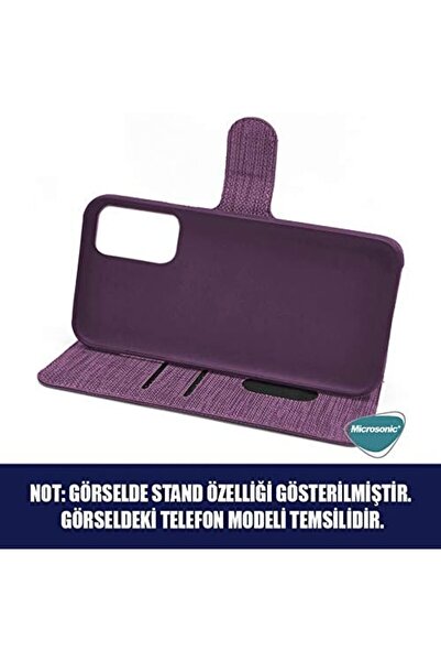 Nacario حافظة نوركريو شوب موبايل جي إم 20 برو من القماش باللون الأرجواني [حاف...