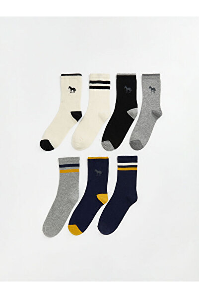 LC Waikiki Sparkling Choices Embroidered Boys' Socks 7-Piece from Shining Store