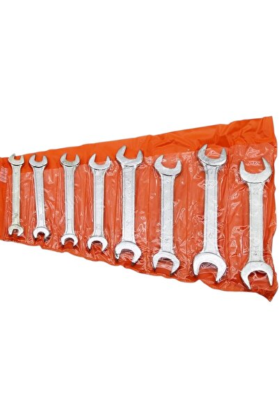 Yıldızan Akmanshopx 8 Parça Anahtar Takımı Seti Ağzı Açık Çift Taraflı 6-22MM...