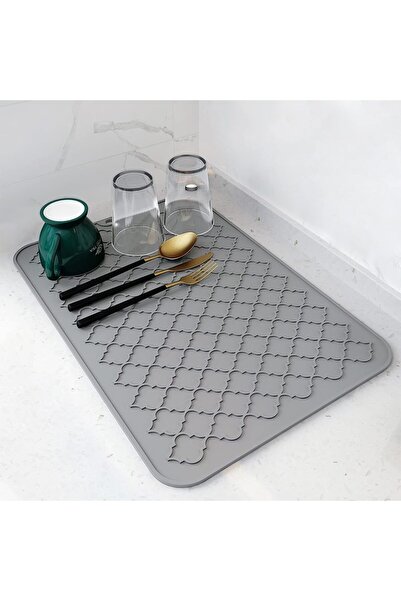 Nacario Nrcrioshop Silicone Dish Drying Mat, Non-Slip and Easy to Clean Silic...