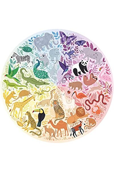 Nacario لغز دائري مكون من 500 قطعة من الحيوانات من نركريوشوب 1201248