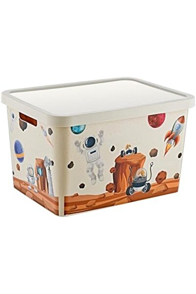 Nacario Nrcrioshop Stafi Patterned Multi-Purpose Box with Lid 18 Lt Space 120...