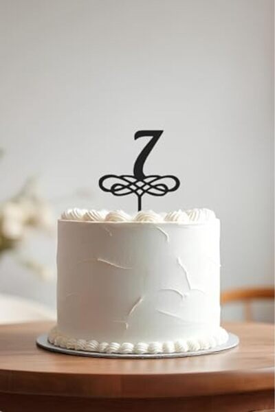 Nacario Nrcrioshop 7. Age Birthday Cake Decoration, Cake Topper, Reusable, Oc...