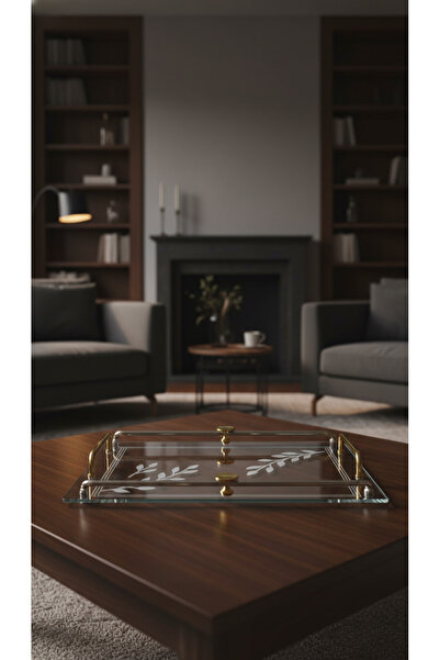 Generic An elegant and versatile serving tray for hospitality