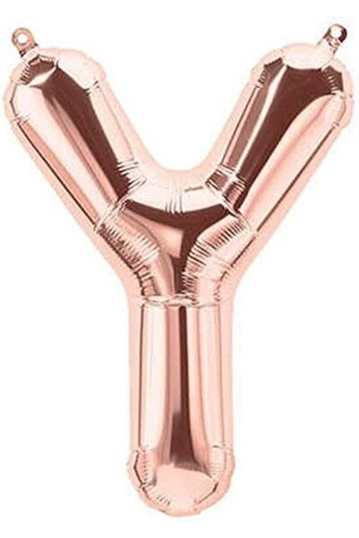 Nacario NrcrioShop بالون فويل على شكل حرف Y وردي 76 سم 1201248