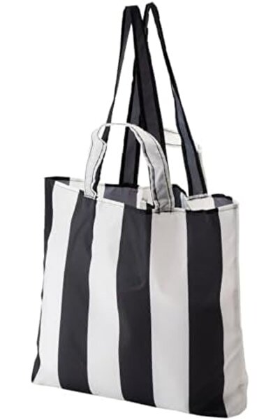 Yıldızan Esnshop Bag, Black-White, 45X36 cm 1209132