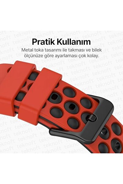 Nacario حزام سيليكون مزدوج اللون مقاس 46 ملم متوافق مع الساعات التي يتوافق مع...