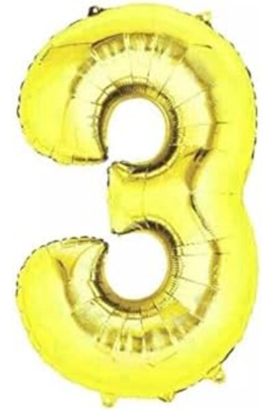 Nacario Nrcrioshop 3 Number Foil Balloons 100 cm 1201248