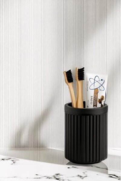 Nacario Nrcrioshop Series Black Bathroom Set, 3-Piece Oval Acrylic Soap Dish,...