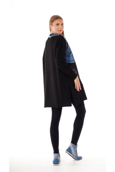 shE tekstil Printed Tunic with Jeans