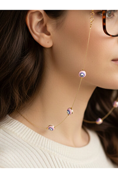 otio Kadın Gözlük Zinciri, 70 CM Paslanmaz Çelik, Numaralı Gözlük ve Güneş Gö...