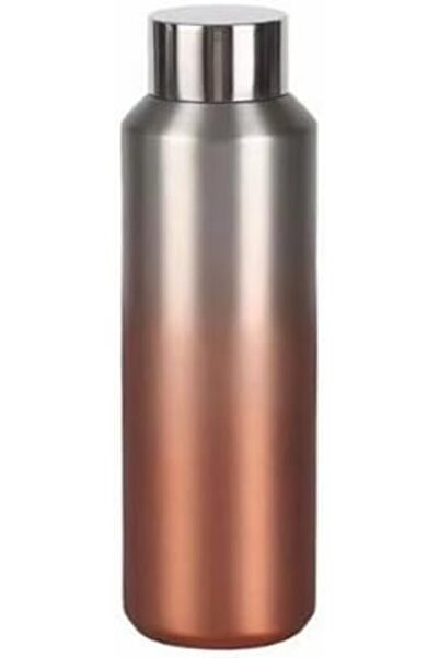 Nacario ترمس نركريوشوب ببطانة داخلية من الفولاذ 600 مل برتقالي-رمادي Skm013 1...