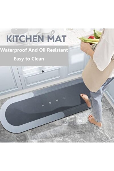 Yıldızan Banyo Paspası Halısı, Süper Emici Zemin Paspası Hızlı Kuruyan İnce B...