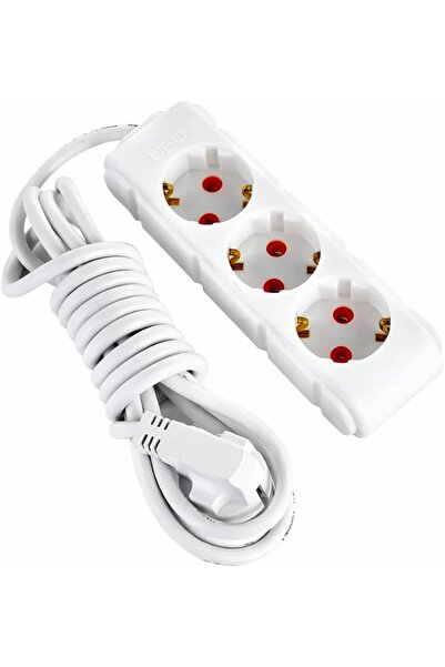 Nacario NrcrioShop UFO مقبس كهربائي ثلاثي 5 متر مع تأريض، 16 أمبير 250 فولت، ...