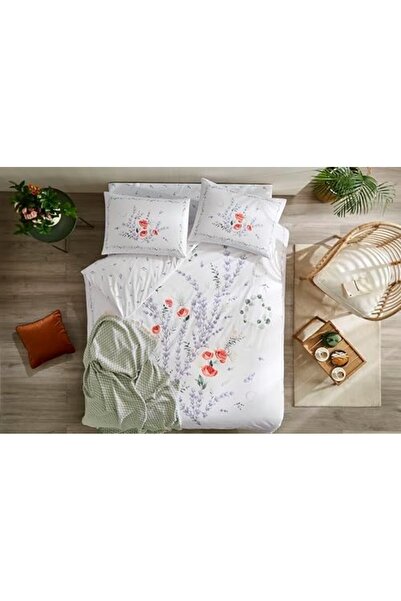 Nacario نوركريوشوب صن شاين ستاندرد قطن طقم غطاء لحاف، أخضر، مزدوج 1201248