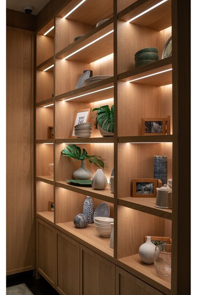 Grcstyle Ledli Kitaplık, Ledli Raf