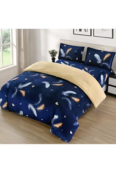 FAMILYDESIGN COCOLINO LINEN WITH FUR, 4 PIECES, FAMILY DESIGN