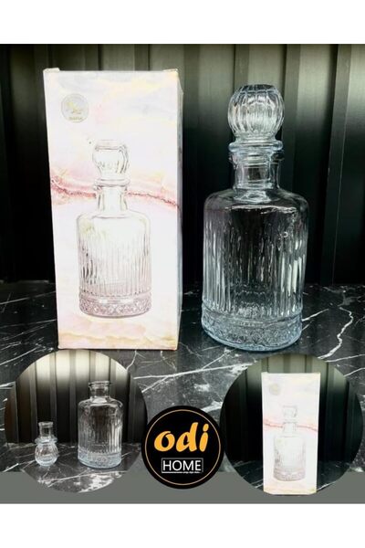 Nacario NrcrioShop طقم كاراف زجاجي من أودي مع 2 كوب سعة 265 مل - طقم ويسكي - ...