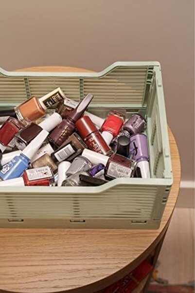 Nacario Nrcrioshop Foldable Multi-Purpose Carrying Crates Storage Box, Plasti...