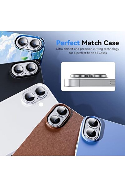 Nacario Nrcrioshop 16 and 16 Plus Compatible Camera Glass Lens Protective Rin...