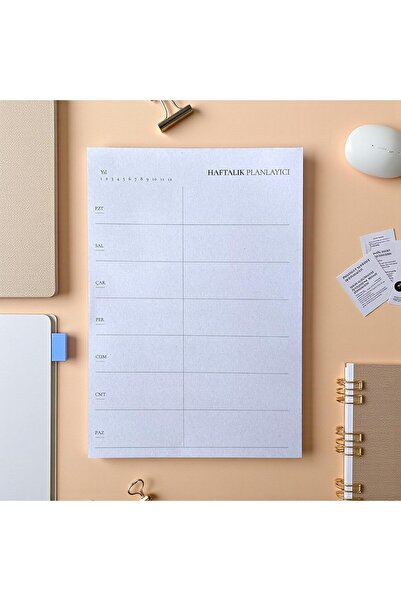 Nacario مخطط مكتبي غير مؤرخ من NrcrioShop، 10 خطط مختلفة، 80 ورقة (مخطط أسبوع...