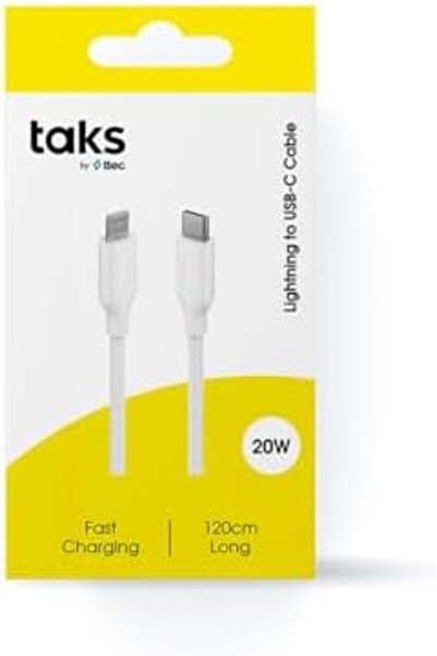 Yıldızan Storesellm taks USB-C - Lightning 120cm Hızlı Şarj/Data Kablosu 5DK4...