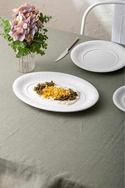 Nacario Nrcrioshop Istanbul Porcelain Magnolia Kayık Plate 35 cm 1201248